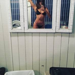 Selena Gomez Bikini Mirror Selfie