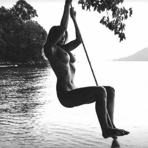 Genevieve Morton on the rope nude