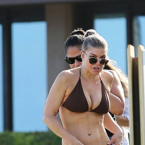 Fergie boobs in bikini