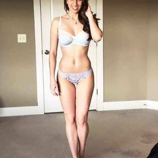 Christina Khalil white lingerie